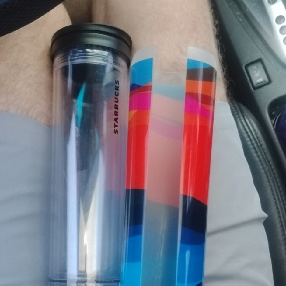 Starbucks Multicolor Striped Tumbler - Picture 3 of 9